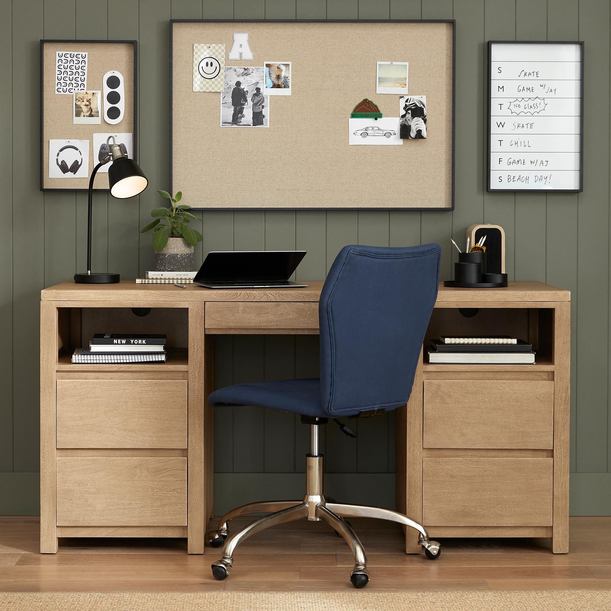 Costa Storage Desk (60"w x 22"d) by Pottery Barn Teen