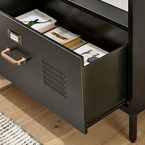 Locker 1-Drawer Bookcase, Set of 2 (60")