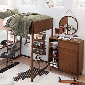 Tilden 4-Drawer Tall Dresser (43.5w x 19d")