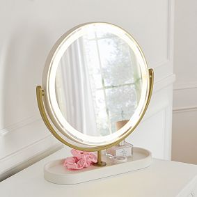 Glam LED Light-Up Vanity Mirror (18"w x 19"d)