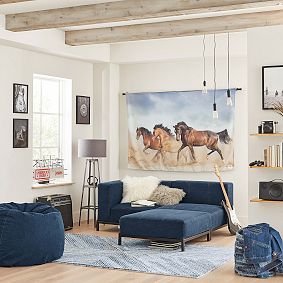 Large Wrangler® Denim Bean Bag Chair