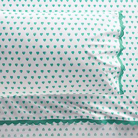 Roller Rabbit Hearts Organic Sheet Set