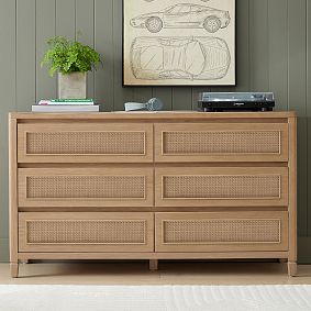 Weston 6 Drawer Dresser (56w x 19d")