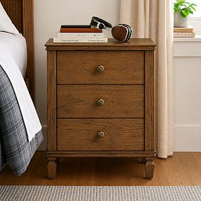 Charlotte 3-Drawer Nightstand (20.75")