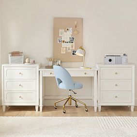 Auburn Writing Desk &amp; Drawers Bookcase Set (91"x18")