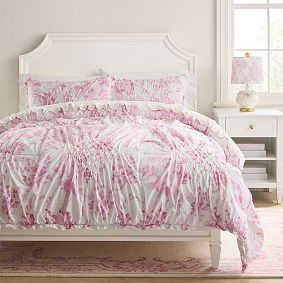 LoveShackFancy Garden Damask Smocked Quilt