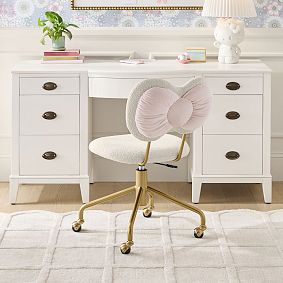 Hello Kitty<sup>&reg;</sup> Bow Swivel Desk Chair