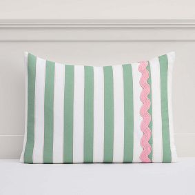 Lara Ricrac Stripe Standard Sham