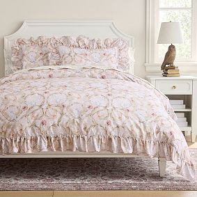 Harry Potter<sup>&trade;</sup> Hedwig<sup>&trade;</sup> Toile Ruffle Duvet Cover