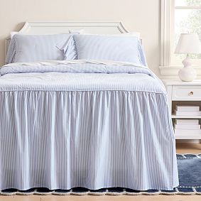 Ruffle Stripe Bed Spread