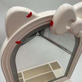 Open Box: Hello Kitty Light Up LED Desktop Vanity Mirror (16" x 25") - White