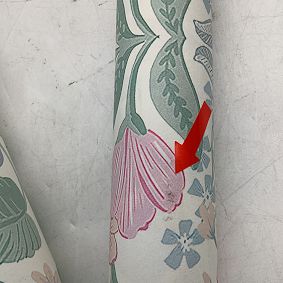 Open Box: Mila Wallpaper, Pre Pasted, Set of 2 Panels - Multi