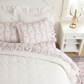 Harry Potter<sup>&trade;</sup> Hogwarts<sup>&trade;</sup> Toile Ruffle Sheet Set