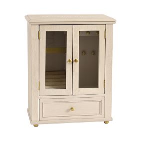 Open Box: Heritage Jewelry Display Cabinet (12"x15") - Biscotti