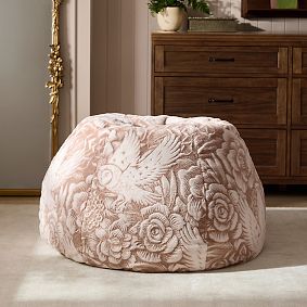 Large Harry Potter™ Fur Neutral Bean Bag Chair