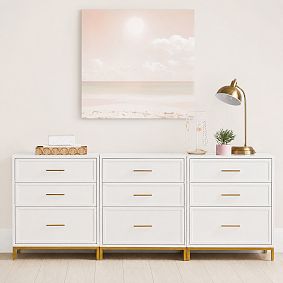 Blaire 3-Drawer Storage Cabinet, Set of 3 (75")