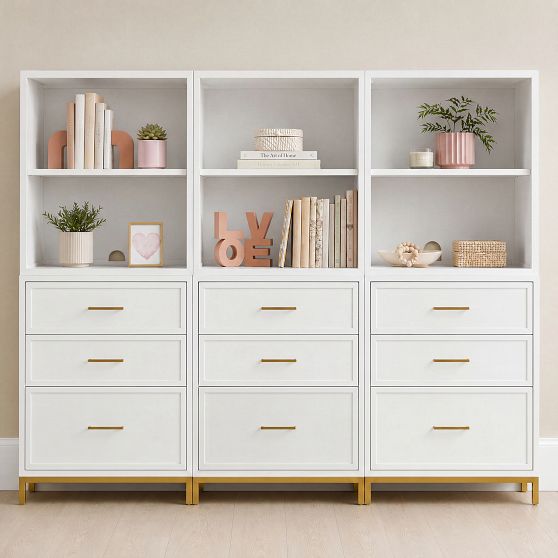 bookcase with dresser FOTOSOK 71" White Bookshelf 3 Drawers, Tall Bookshelf and slight color discrepancies between the image and real product may occur The product size is measured manually How to Build a Modern