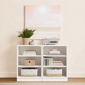 Bowen 3-Shelf Low Bookcase, Set of 2 (42")