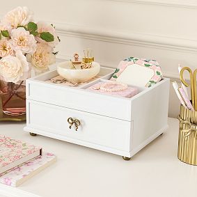 LoveShackFancy Regency Desktop Storage Organizer 