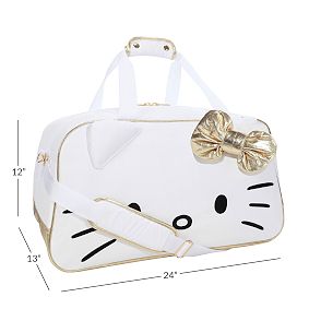 Hello Kitty<sup>&reg;</sup> Bow Jet-Set Recycled Duffle Bag