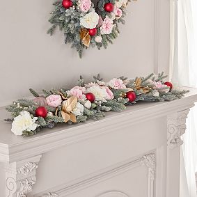 LoveShackFancy Floral Seasonal Garland (63")
