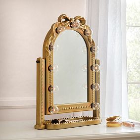 LoveShackFancy Light-Up Marquee Vanity Mirror (16"w x 22"d)