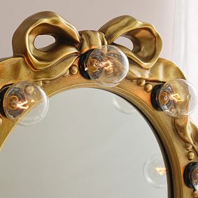 LoveShackFancy Light-Up Marquee Vanity Mirror (16"w x 22"d)