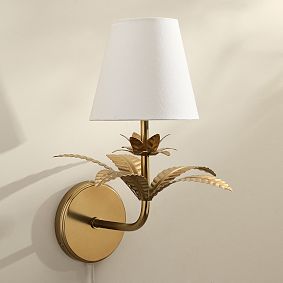 Palm Plug-In Sconce (15")
