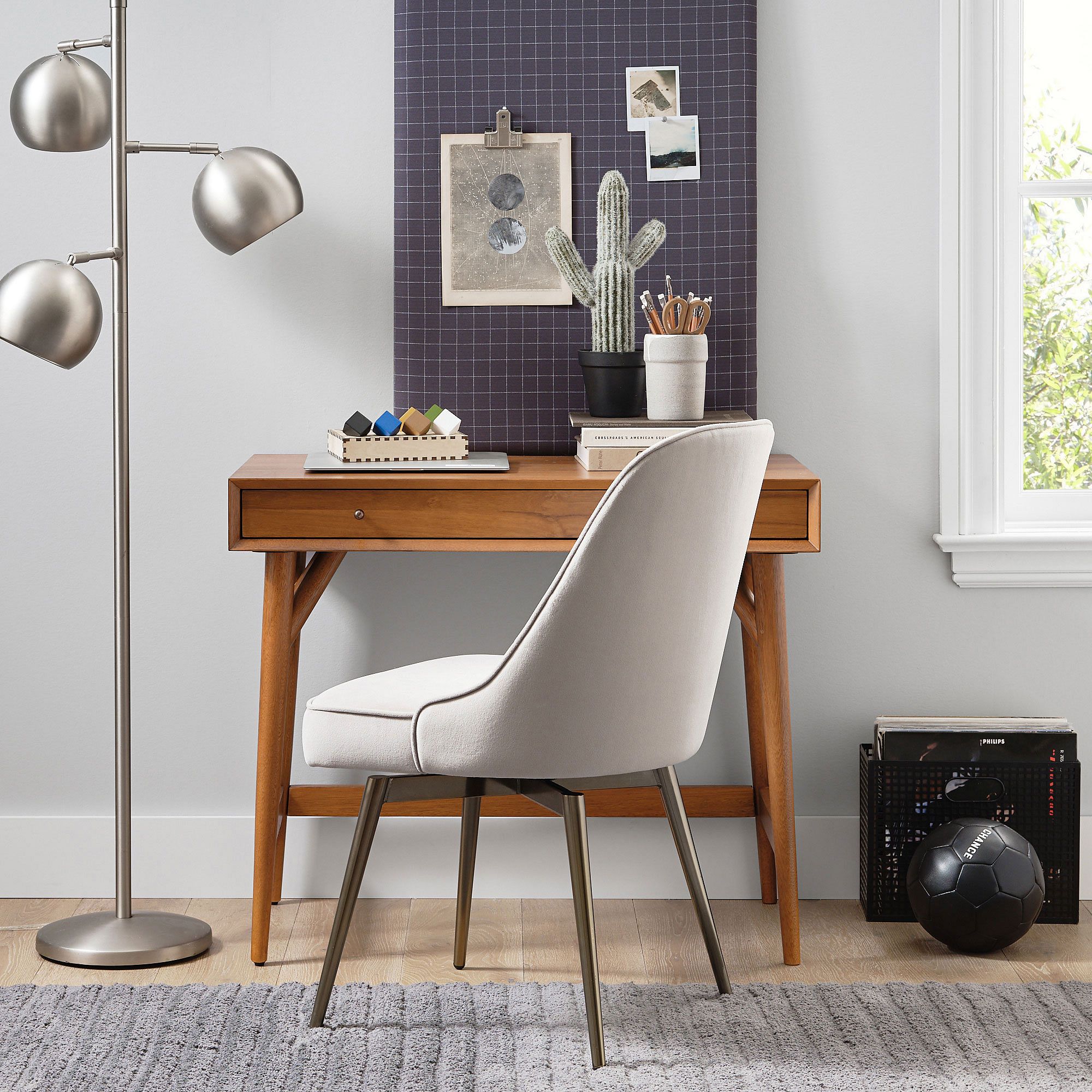 west elm x pbt Mid-Century Mini Writing Desk (36"w x 20"d) by Pottery Barn Teen