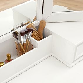 Chelsea Smart Storage Vanity Desk Super Set (54.5"x21.5")