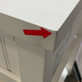 Open Box: Beadboard Nightstand (21") - Simply White