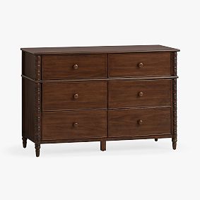 Open Box: Elsie Extra-Wide Dresser (49.5"W x 19.5"D) - Heritage Walnut