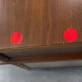 Open Box: Elsie Extra-Wide Dresser (49.5"W x 19.5"D) - Heritage Walnut