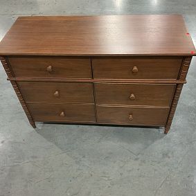 Open Box: Elsie Extra-Wide Dresser (49.5"W x 19.5"D) - Heritage Walnut