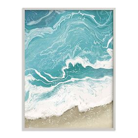 Open Box: Minted® Incoming Tide Framed Art by Paula Pecevich (30" x 40") - Gray Frame