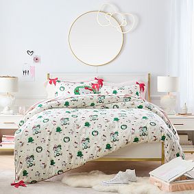 Hello Kitty<sup>&reg;</sup> Organic Holiday Duvet Cover