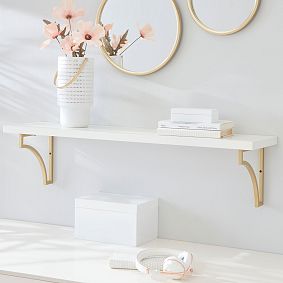 Scalloped Wall Shelves (24"-36")