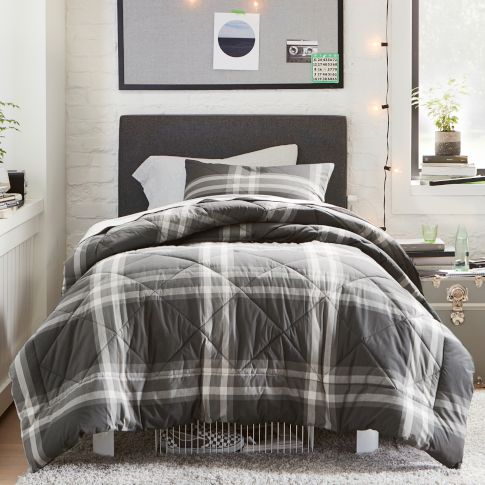 Classic Plaid Dorm Room
