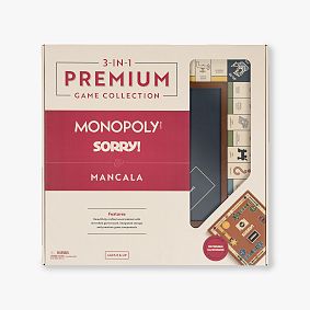 3-in-1 Premium Game Collection: Monopoly<sup>&reg;</sup>, Sorry!<sup>&reg;</sup> &amp; Mancala
