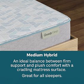 BeautySleep by Beautyrest<sup>&reg;</sup> Slumber Escape Hybrid Mattress (11.5" -12.5"h)