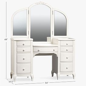Lilac Vanity Desk (54")