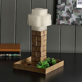 Minecraft Redstone Torch Table Lamp (12"x18")