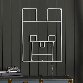 Minecraft Wolf Neon Wall Light (18"x24")