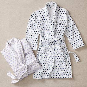 Roller Rabbit Heart Terry Robe