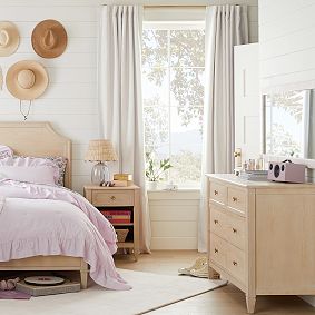Coastal Rattan Floor Mirror (19"x57")