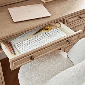 Chelsea Smart Storage Vanity Desk (54.5"w x 21.5"d)