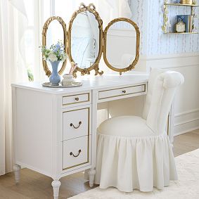 LoveShackFancy Parisian Storage Desk (56"w x 20.5"d)