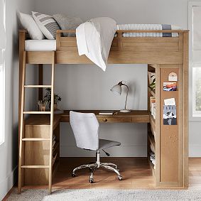Sleep &amp; Study<sup>&reg;</sup> Loft Bed (63.5"w x 21.5"d)