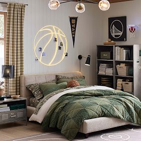 Heritage Stripe Blackout Curtain, Set of 2