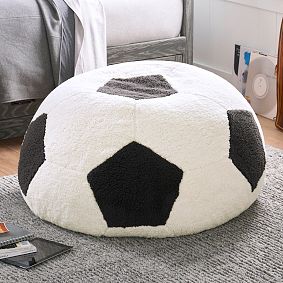 Soccer Ball Bean Bag Chair Slipcover Only